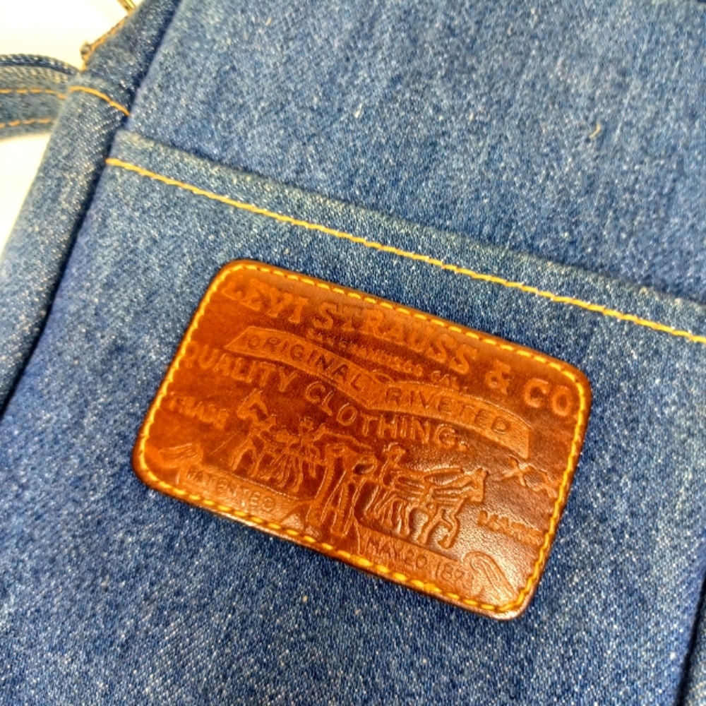 Vintage Levi's Orange Tab Pouch/Wristlet/Bag Charm - Picture 5 of 9